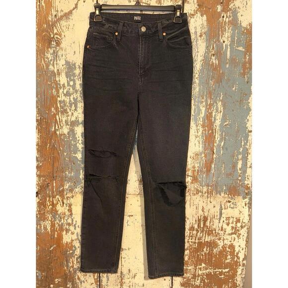 PAIGE Denim - PAIGE black denim Sarah Slim jeans size 25